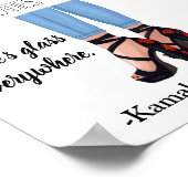 衣服シューズレディースガスラスカマラハリス ポスター (角)