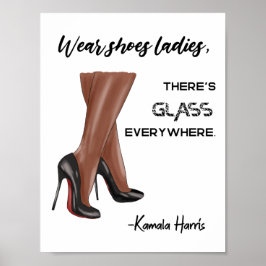 衣服シューズレディースガスラスカマラハリス ポスター
