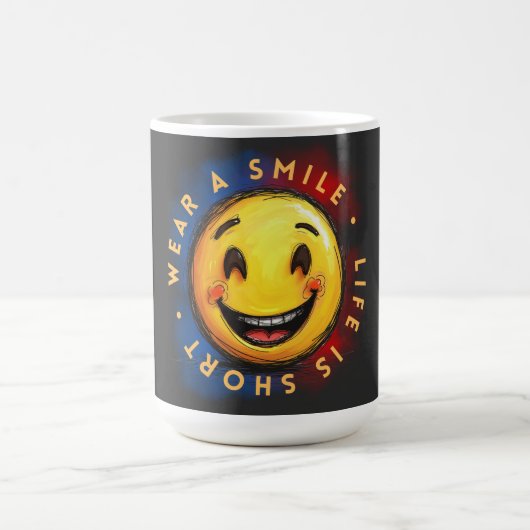 衣服スマイル コーヒーマグカップ (中央)