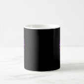 衣服パープル私の母ひまわり薬オーバードーズ阿波 コーヒーマグカップ (中央)
