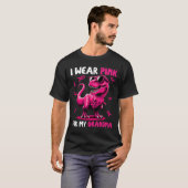 衣服ピンクおばあちゃんのTレックス乳房缶 Tシャツ (正面フル)
