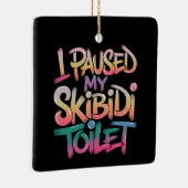 衣服ピンクマイ セラミックオーナメント (右)