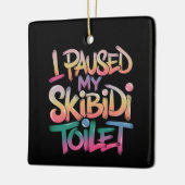 衣服ピンクマイ セラミックオーナメント (左)