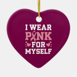 衣服ピンクマイ セラミックオーナメント