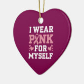 衣服ピンクマイ セラミックオーナメント (左)