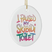 衣服ピンクマイ セラミックオーナメント (右)