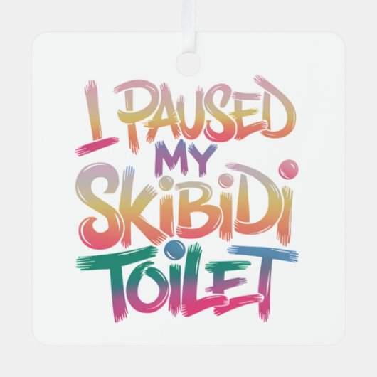 衣服ピンクマイ メタルオーナメント (正面)