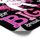 衣服ピンク私の妹のシャツ乳癌アワーン ポスター (角)