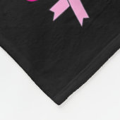 衣服ピンク私の母の乳がん認識度Suppo フリースブランケット (角)