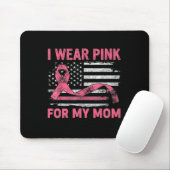 衣服ピンクfor My Mama American Breast Cancer Suppo マウスパッド (マウス)