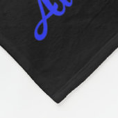 衣服ブルーのためのおばあちゃん脱毛症認識度1 フリースブランケット (角)