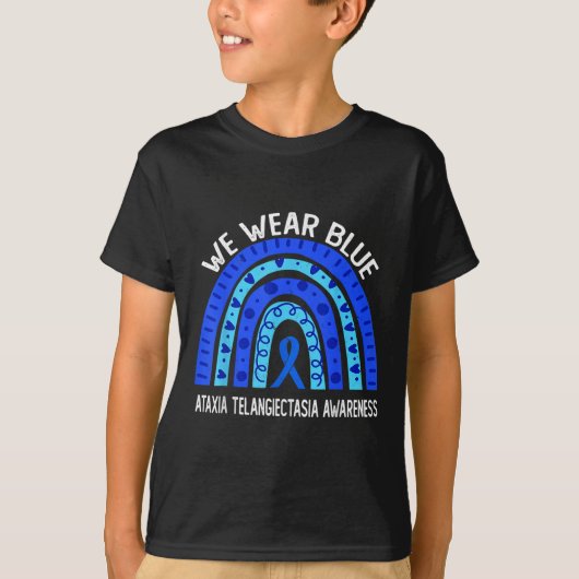 衣服ブルーforアタキシアテランギエクタシア認識度2 tシャツ (正面)