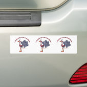 衣服マイカラーとプライド バンパーステッカー (車上)