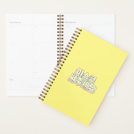 衣服マスクを韓国語でお願いします。마스크 써주세요ハングル プランナー手帳 (ディスプレー)