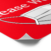 衣服マスクウィンドウサイズを顔する ポスター (角)