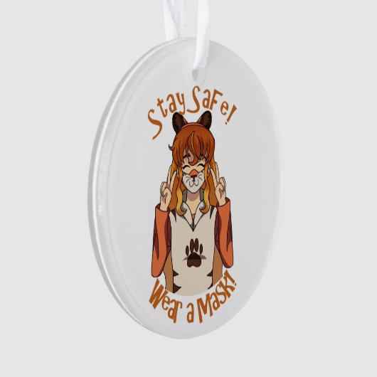 衣服マスク！ オーナメント (正面)