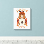 衣服マスク！ キャンバスプリント (インサイチュ (ウッドフロア))