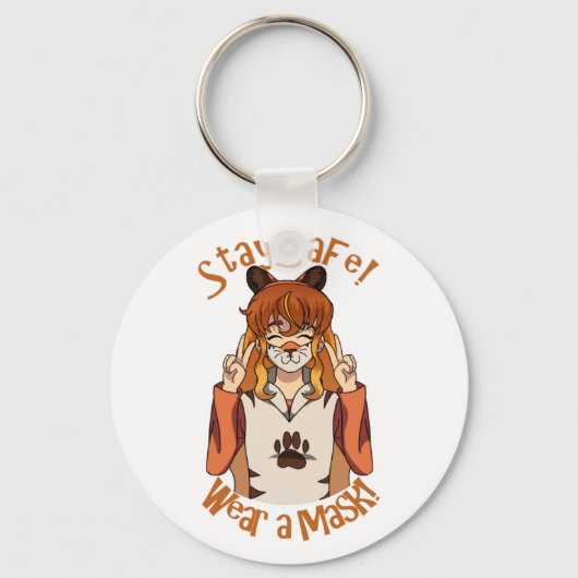 衣服マスク！ キーホルダー (正面)