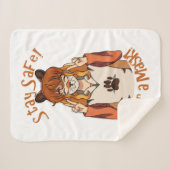 衣服マスク！ シェルパブランケット (正面(横))