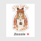 衣服マスク！ シール (シート)