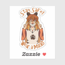 衣服マスク！ シール