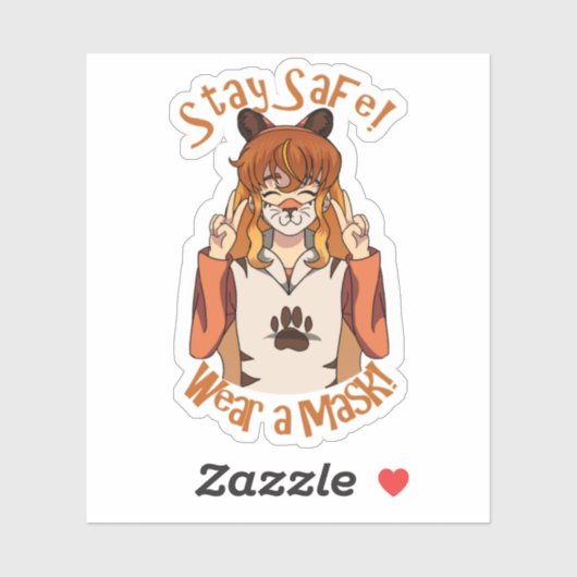 衣服マスク！ シール (シート)