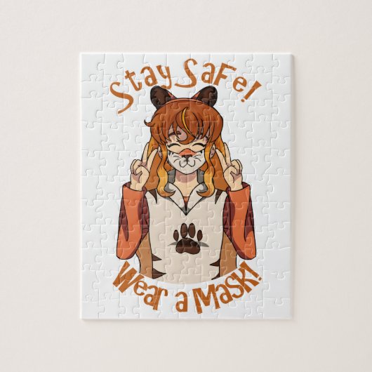 衣服マスク! ジグソーパズル (縦)