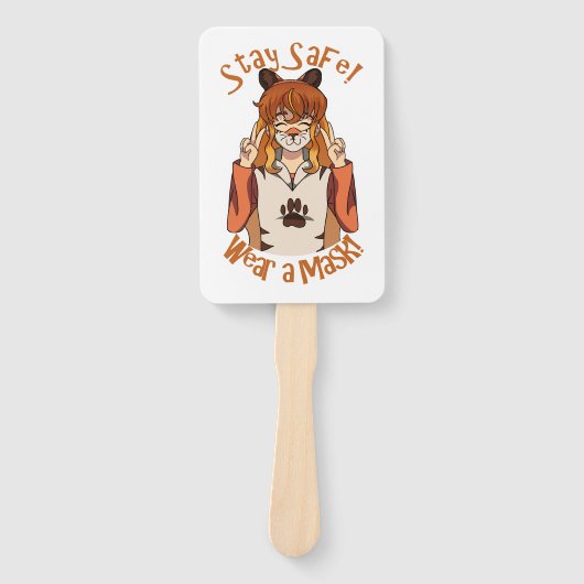 衣服マスク！ ハンドファン (正面)