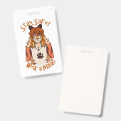 衣服マスク！ バッジ (Front & Back)