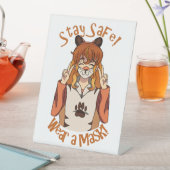 衣服マスク！ 台座サイン (インサイチュ)