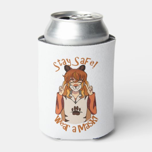 衣服マスク！ 缶クーラー (缶正面)