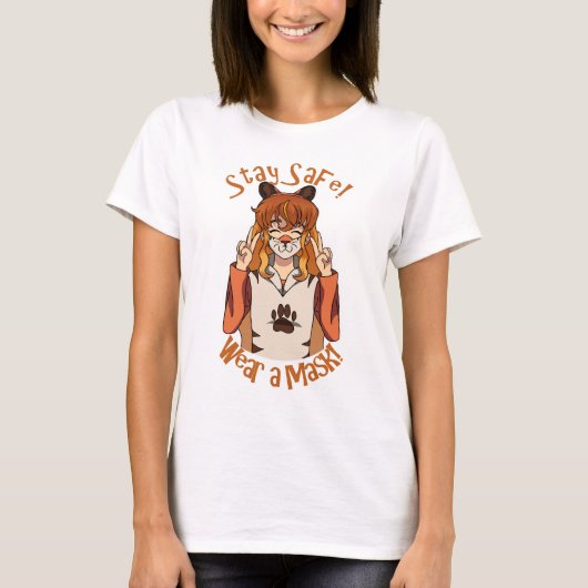 衣服マスク！ Tシャツ (正面)