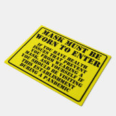 衣服メッセージ ドアマット (アングル)