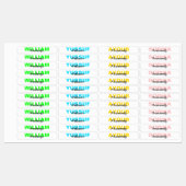 衣服モダン芸術的の防水名ラベル ラベル (シート)