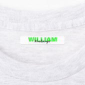 衣服モダン芸術的の防水名ラベル ラベル (貼付)