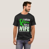 衣服ライムグリーン非ホジキンリンパ腫認識度 Tシャツ (正面フル)
