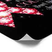 衣服レッドのいとこのハート病認識度Sup ポスター (角)