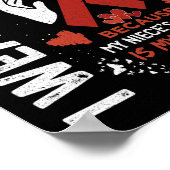 衣服レッドは私の姪の戦闘機ハート病アワーン ポスター (角)