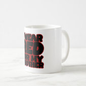 衣服レッドfor My Brother コーヒーマグカップ (正面右)