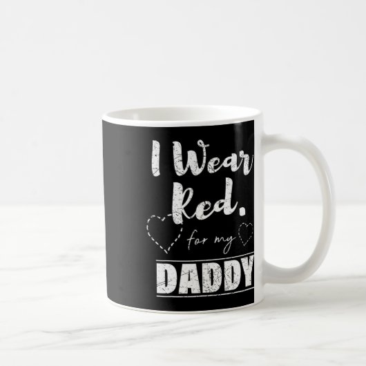 衣服レッドfor My Daddy Tee コーヒーマグカップ (右)