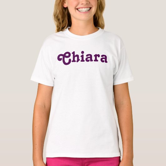 衣服女の子チアラ Tシャツ (正面)