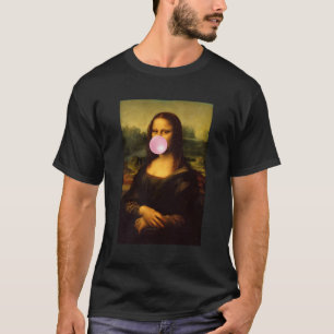 衣服楽しむモナフランスのリザチューインバブルガムおもしろい Tシャツ