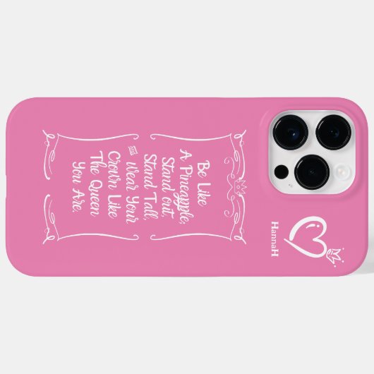 衣服王妃のような王冠 Case-Mate iPhoneケース (裏面 (横))