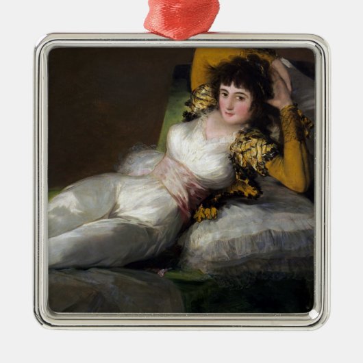衣服真雅(ヴィンテージ女性美しい) メタルオーナメント (正面)