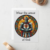 衣服神の武具、キリスト教の装具者 ノートカード (正面/裏面インサイチュ)