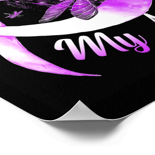 衣服紫の私の叔母のオーバードーズの記憶に待っている ポスター (角)