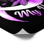 衣服紫の私の叔父のオーバードーズ粟粒のメモリ ポスター (角)