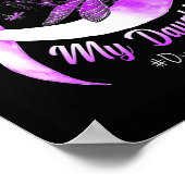 衣服紫の私の娘のオーバードーズ戦争の記憶 ポスター (角)