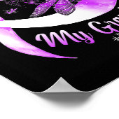 衣服紫の私の孫のオーバードーズ戦争の記憶 ポスター (角)