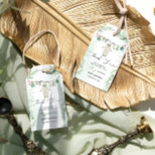 衣服行ユーカリ赤ちゃんシャワーありがとう ギフトタグ